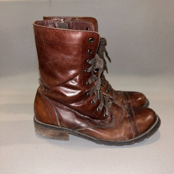 Artica Brown Combat Boots | Size 7 - Picture 2 of 8